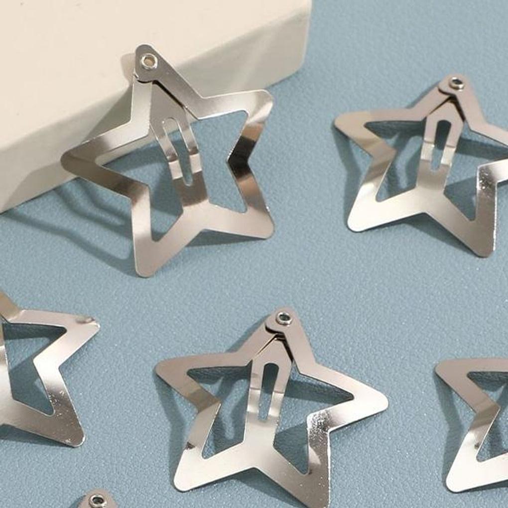 Women's Kitsch Star Snap Hairpin Set of 10