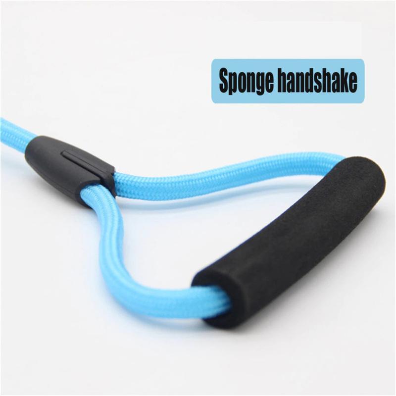 Поводок для выгула домашних собак, двойной двойной поводок с противоскользящей ручкой, безопасный тяговый трос для домашних животных на каждый день