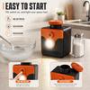 Salt Water Generator Emergency Flashlight 250lm No Battery 400hr Runtime 2-Mode Compact Camping Survival Torch