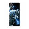 Чехол для Vivo Y27 Y27s Модные Цветы Черный Мягкий Силиконовый Ударопрочный TPU Чехол для Телефона Funda для Vivo Y27 Y 27 Бампер V2249
