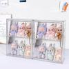 LABUBU Blind Box Desktop Display: Transparent Acrylic Storage Cabinet for Dustproof Figurine Presentation