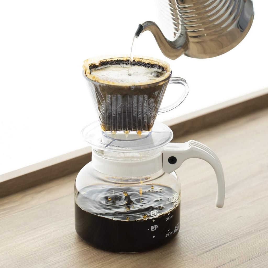 Kalita Coffee Dripper Set That Can Also Make Iced Ice Hot Unit for Full Season Drip Set Drip Equipment Stylish Camping Outdoor Coffee Shop Antique