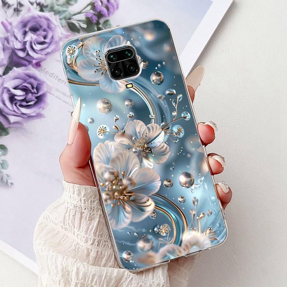 Cute Painting Phone Case For Xiaomi Redmi Note 9 Pro 9s Soft Silicone TPU Back Cover For Redmi Note9 9Pro 9S Cases Bumpers