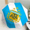 Argentina Football Print Automatic Umbrella, 8 Rib Iron Frame, Plastic Handle, Suitable for Outdoor Travel &Daily , Ideal Gift