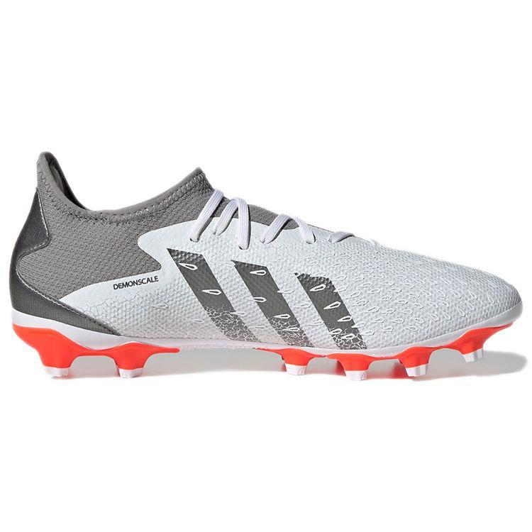 adidas Predator Freak.3 MG Demonscale - Белые солнечные красные мужские кроссовки Cloud-White Iron-Metallic GZ2826