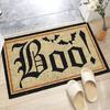 Halloween Kitchen Rug Gnome Pumpkin Bat Boo Print Non-slip Bath Mat Entryway Rug Doormat Floor Front Door Mat Home Decor