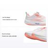 Кроссовки Li Ning Kids Ultra Light 21, удобные, простые, нескользящие, амортизирующие, дышащие, с низким верхом, детские кроссовки, белые, розовые, YKFU034-6