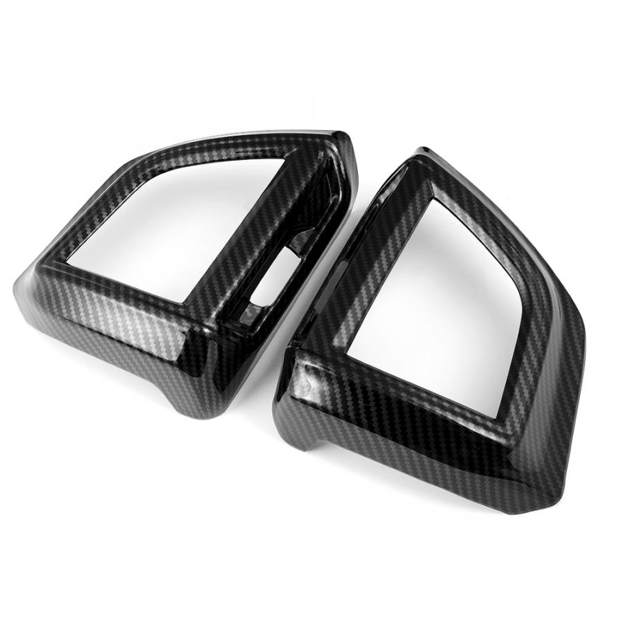 2 шт., передняя крышка для салона автомобиля, накладка на вентиляционное отверстие, рамка, подходит для автомобилей Subaru Forester SK, материал ABS