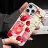 Чехол для телефона с дизайном «Вишневый коктейль» Для iPhone 17 Pro Чехол iPhone 11 12 13 14 15 16 Pro Max 17 Air X XS 7 8 Plus 16E Чехол