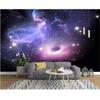 Галактические фрески Вселенная Обои Потолок Звездное небо Фреска Спальня Гостиная ТВ Фон Большая Настенная Фреска