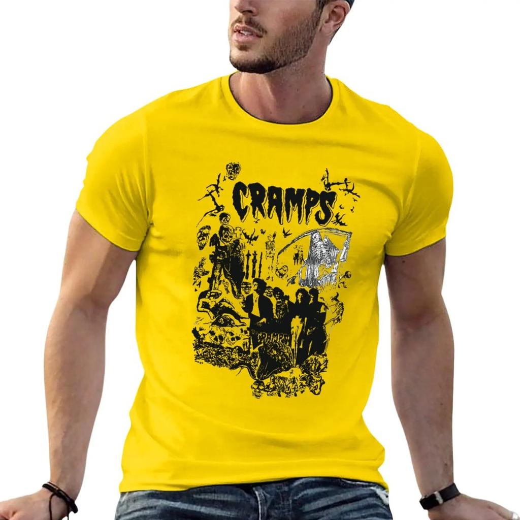Новая Винтажная 80-х THE CRAMPS Панк-Рок Психобилли Тур Концерт Промо Футболка винтажная футболка футболки мужская одежда
