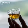 Japanese Hammer Pattern Heat-resistant Tea Cup Transparent Glass Master Cup Personal Cup Household Kung Fu Tea Wine