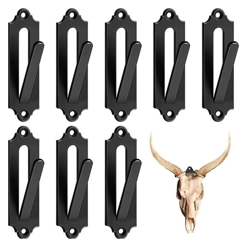 3 шт. Настенный кронштейн-вешалка для черепов оленьих рогов Запасной кронштейн для рогов Вешалка для черепов Настенный кронштейн Прочный