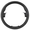 Customized Original DIY Car Steering Wheel Cover For Honda Civic Old Civic 2006-2011Black Leather Braid For Steering