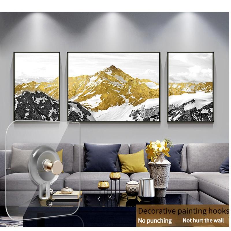 Новый 5 шт., прочный клейкий крючок для ногтей из ПВХ, настенный плакат, декоративные картины, бесшовные водонепроницаемые прочные прозрачные крючки для кухни и ванной комнаты, вешалка