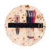 Мягкий холщовый пенал Tortilla Roll Pencil Case Funny Pencil Pouch Portable Pencil Holder Bag For Student School Suppliers Gift Pencil Bag
