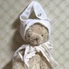 [USED] Fluffy Baby Bear Plush Toy, Handmade Teddy Bear by an Overseas Artist
