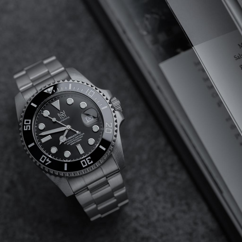 НОВАЯ модель 42 мм керамический безель часы механические с ручным заводом автоматическая дата водонепроницаемость 200 м однонаправленно вращающийся керамический безель заводная головка