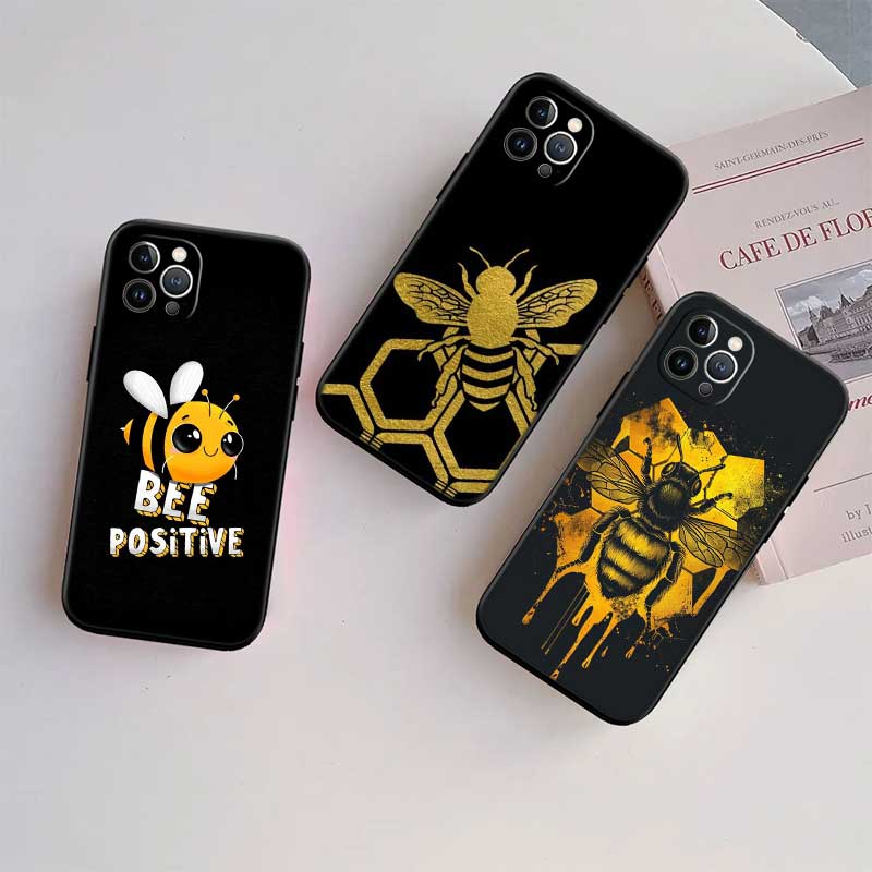 UP7 Art Bees Cartoon New High-End Shell Phone Case for Xiaomi Poco C40 C50 C51 C55 C65 C71 C75 F3 F5 F6 F7 M2 M3 Pro Ultra