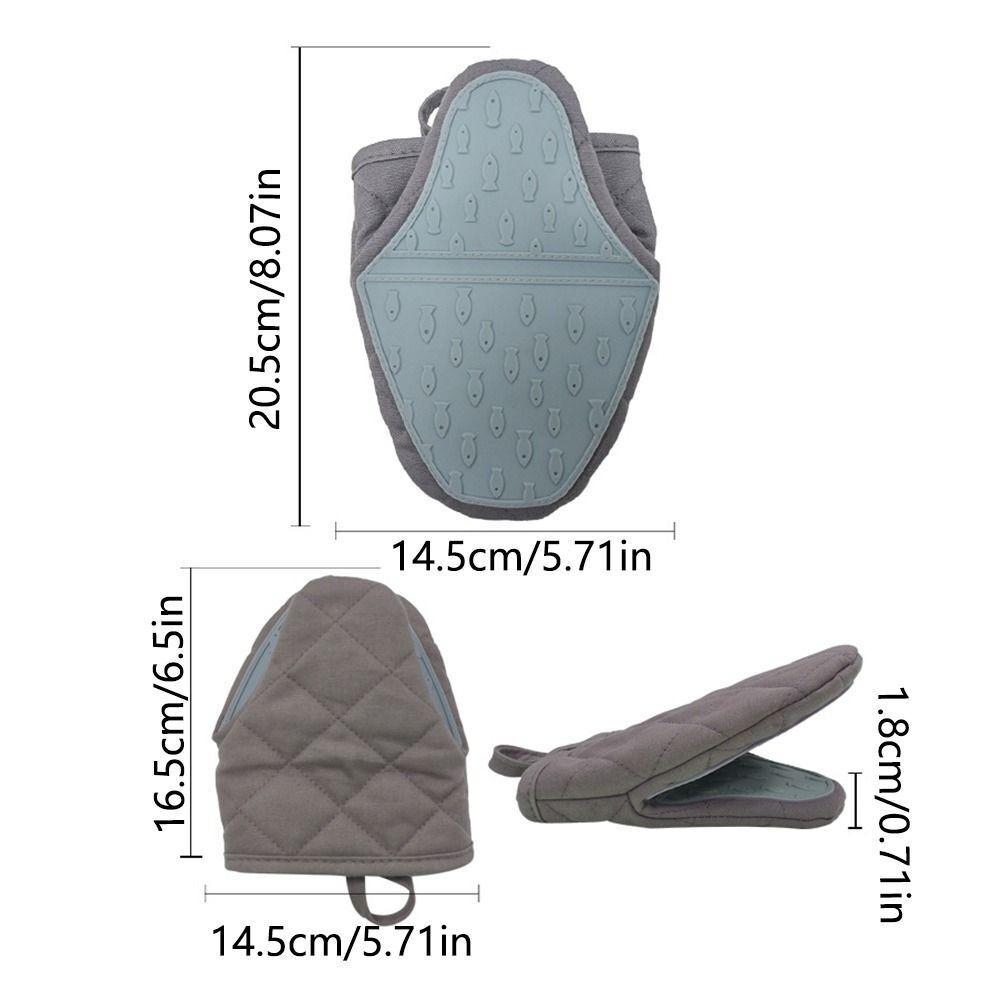 High Temperature Resistant Hand Clip Heat Insulation Oven Glove New Microwave Mitts