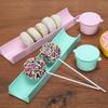 Round Cake Pop Mold with Tray & Pusher, 3D Printed Cake Pop Cutter and Pusher, Baking Molds for Home Baking & Parties