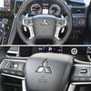 Для Mitsubishi Pajero Xpander Space Star Ralliart Delica ASX 1 шт. Наклейка с логотипом Mitsubishi на руль 3D стикер Значок логотипа автомобиля