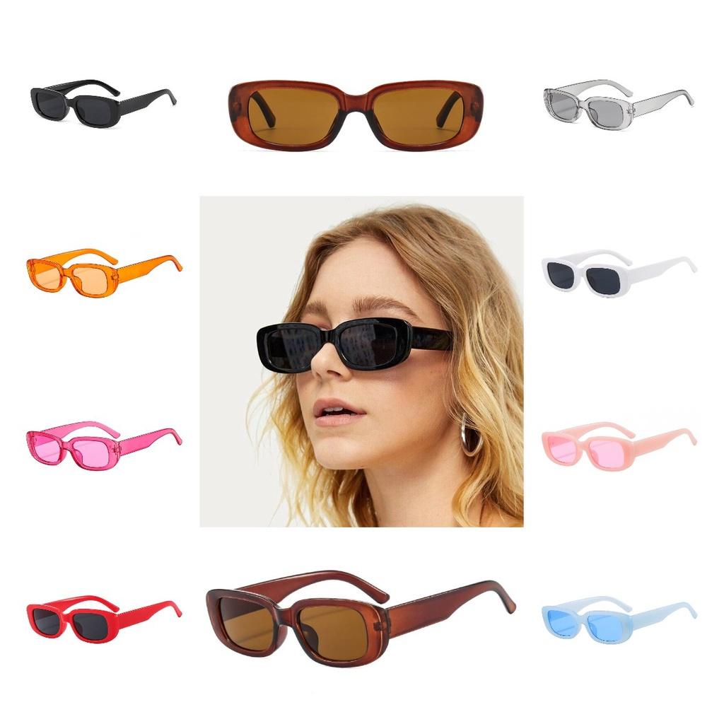 Retro And Cool Square Sunglasses With Multiple Colors For Women And Adults
