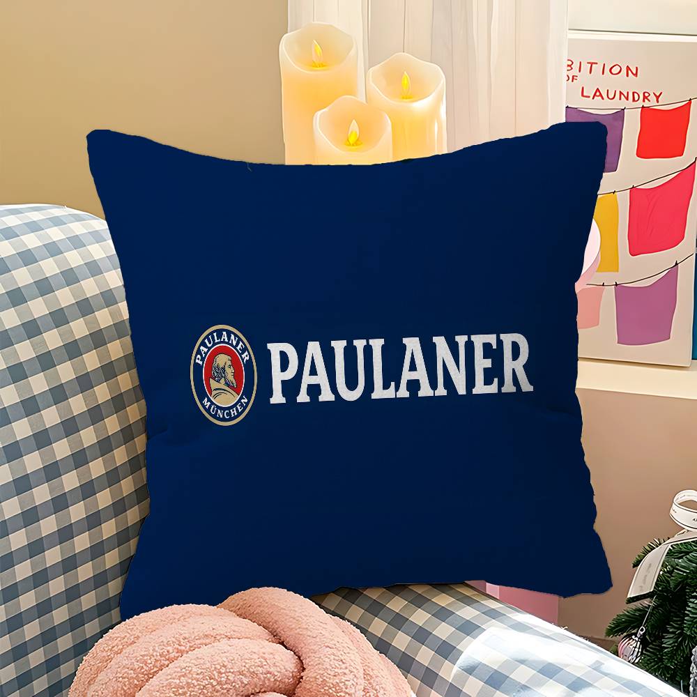 German Beer PPaulaner Cushion Cover Decorative Pillow Sofa Home Decor case pillow cases