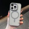 Кронштейн для линзы для Apple 16 Pro Max Матовый и 15 Pro Max Прозрачный Магнитный Защитный Чехол, Полное Покрытие.