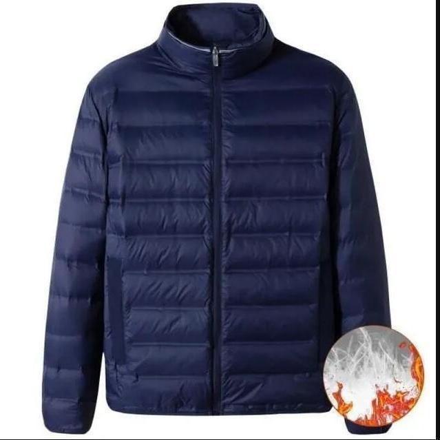 Men's Ultra-Thin Plus Size Light Down Jacket for Off-Season