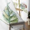 Sunflower Watercolor White Sheer Curtain for Bedroom Tulle Voile Curtain for Kitchen Living Room Decor Window Treatment