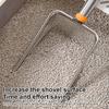 Stainless Steel Fine Mesh Cat Litter Scoop Easy To Clean Non-Stick Shovel For Reptiles Sand Efficient Durable Litter Scoop