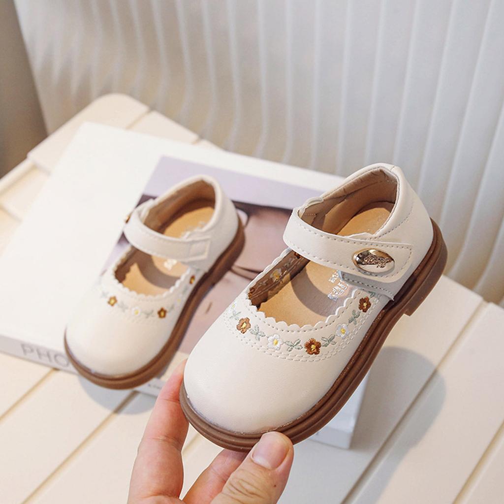 Весенние новые детские туфли принцессы на мягкой подошве для девочек. Нескользящая женская детская обувь. Туфли для девочек маленького и среднего размера