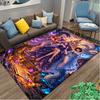 1pc Digital Printed Chair Rug for Home Office Use, Kpop Demon Hunters Carpet Appropriate for All Seasons, Soft Area Carpet