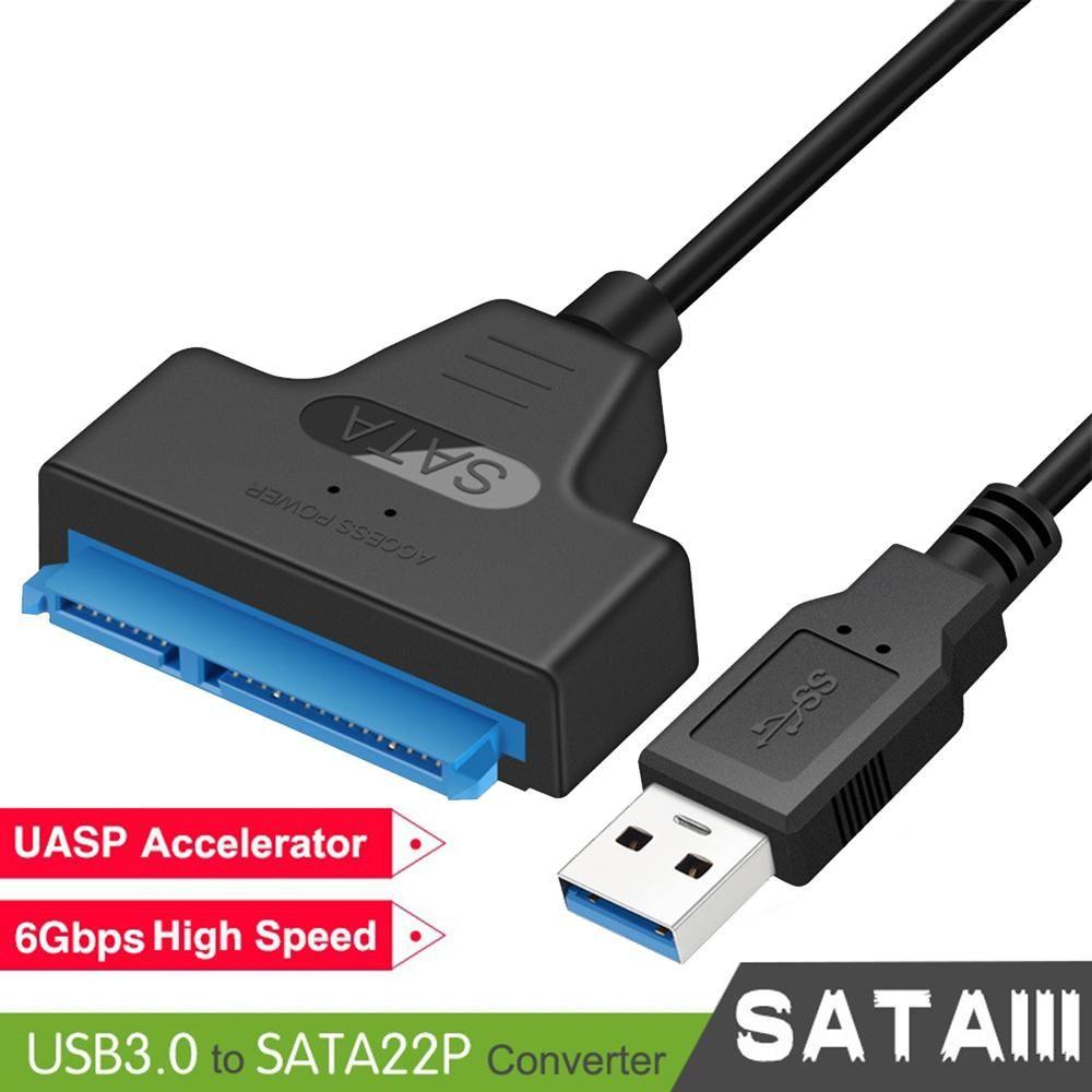 Professional Hard Drive 22 Pin Sata III Adapter Cable USB 3.0 To SATA Converter