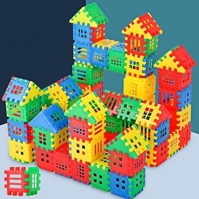 3D Домик - Строительные Блоки - Крупные Детали, Обучающие Игрушки-Конструкторы для Детей