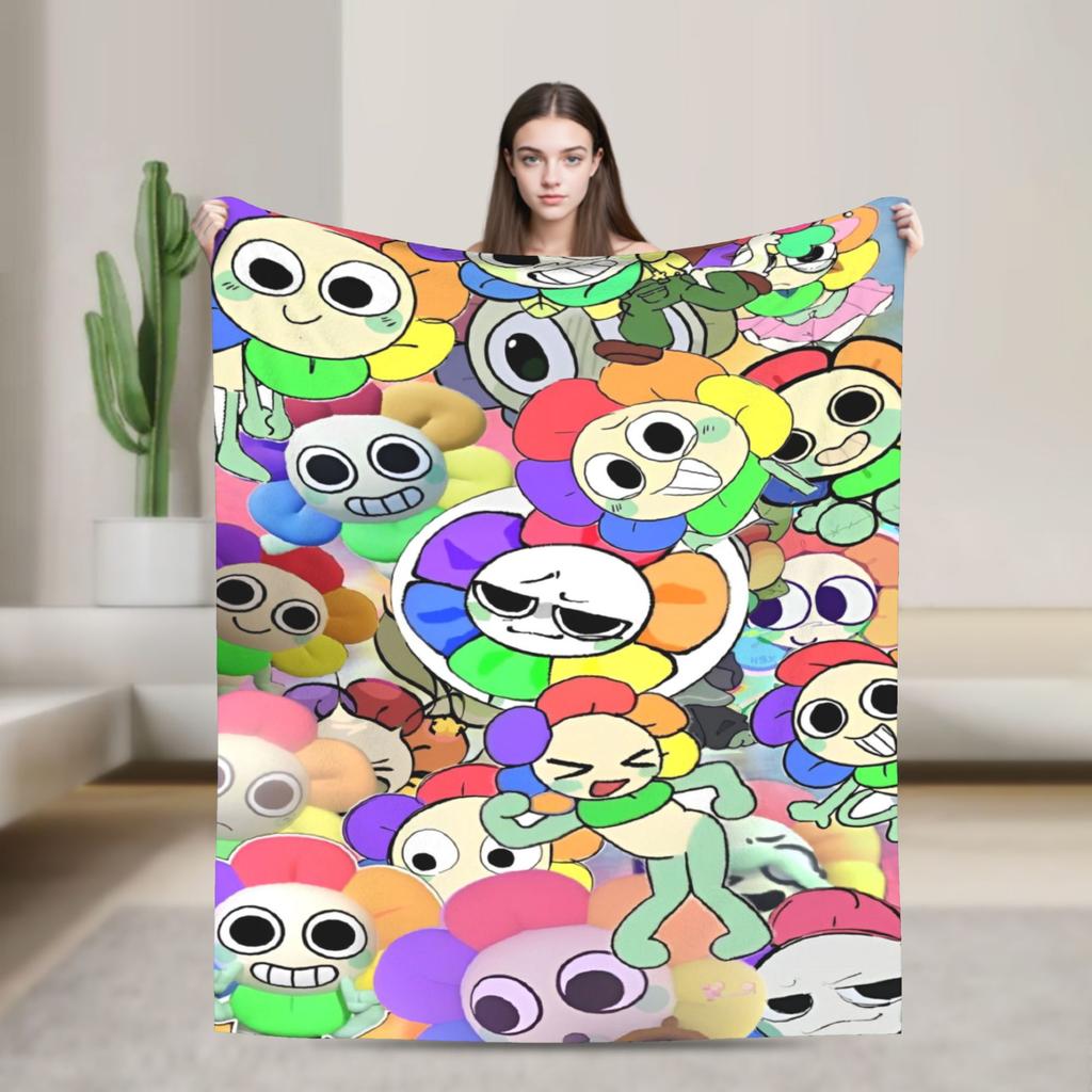 Dandys World Pebble Blanket Fleece Novelty Warm Throw Blankets for Bedding Lounge Spring Autumn