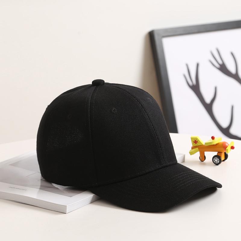 Baseball Children Cap Solid Color Summer Curved Brim Snapback Hat For Kids Boys Girls Sports Hip Hop Caps Baby Accessories