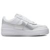 Nike Air Force 1 Shadow White Metallic Silver Женские кроссовки Pure-Platinum Blackened-Blue CI0919-119