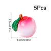 5 шт. ручной лед через ночной светильник DIY материалы ручной работы прекрасный маленький орнамент имитация яблока смола