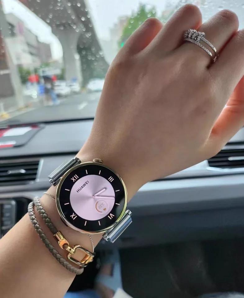 18-мм браслет из нержавеющей стали для Huawei Watch GT5/GT4 41 мм GT5 Pro 42 мм Металлический женский браслет Ремешок Huawei Watch GT6 41 мм