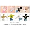 Toys Top Accessories 1/6 Dolls Clothes Handmade Hoodies Doll Sweatshirt Outfits Doll Shorts Skirt
