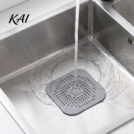Portable Travel Drain Cover 2PCS Square for Shower Floor, TPR Hair Catcher Odor Filter Stopper, Detachable Deodorizer Pad Bathroom Kitchen And Laundry