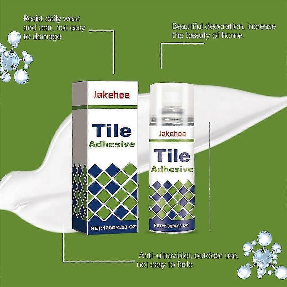 3pcs Forubom Tile Drum Repair Adhesive, Strong Adhesive Ceramic Tile Empty Drum Agent