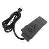 Recessed Power Strip 2 AC Outlets with PD 20W USB C 18W USB A Port and 15W Wireless Charger 1.5m Cable   15A