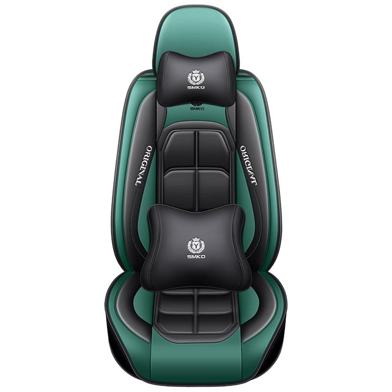 Универсальный кожаный чехол на сиденье автомобиля с полной защитой для всех сезонов