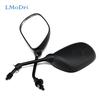 LMoDri 2pcs/lot Motorcycle Rear View Mirror Scooter Electrical Motor E-Bike Back Side Convex Mirrors 8mm Universal