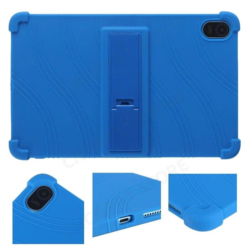 4 Thicken Cornors Soft Silicone Cover with Kickstand For Blackview Oscal Pad 15 Case 10.36" Tablet PC Shockproof Protector Funda