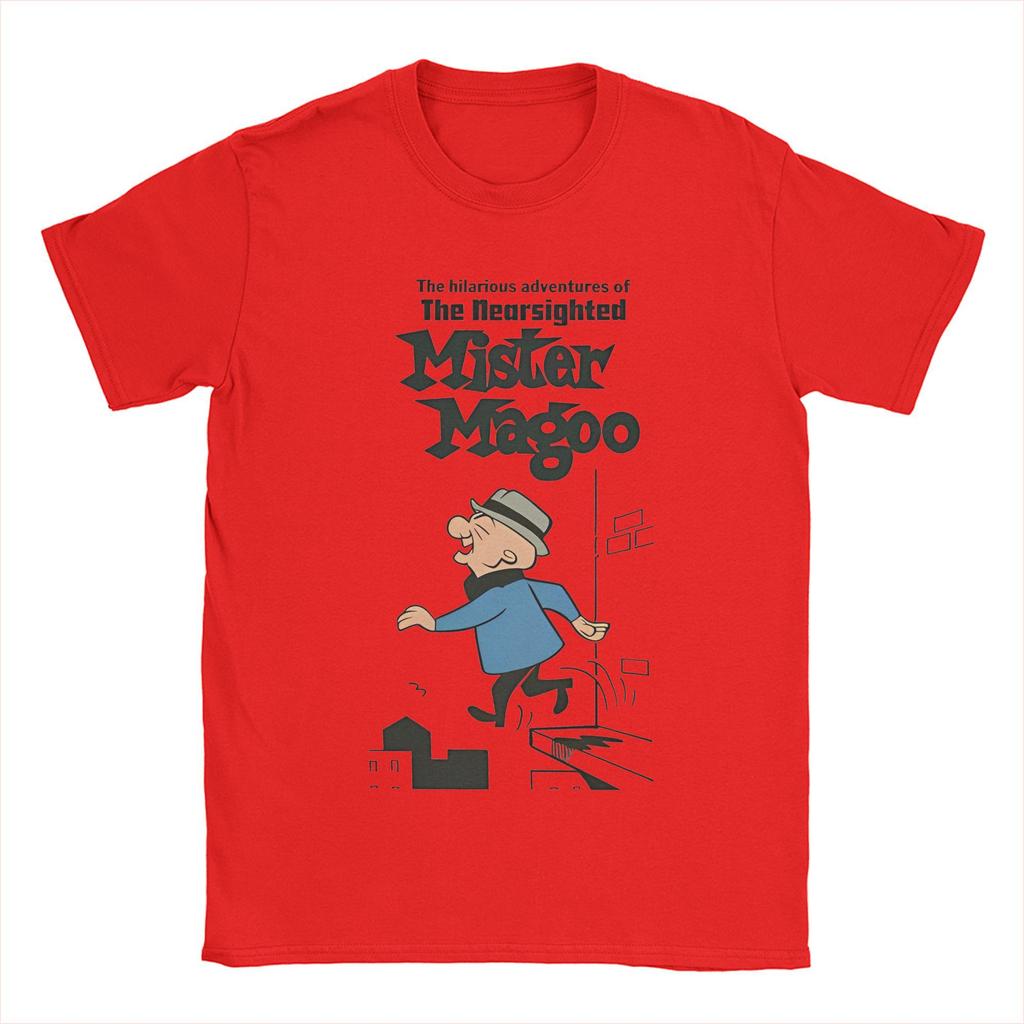 Мужчины Женщины Печать Г-н. Футболка Magoo Funny T Shirt Tee Хлопковые футболки Одежда