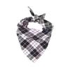 Plaid Triangle Towel Pet Scarf Soft Comfortable To Wear Fine Workmanship Water